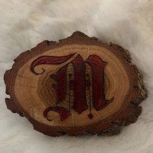 Handcrafted Unisex Vintage 70/80s Rustic Boho Letter M Belt Buckle NWOT